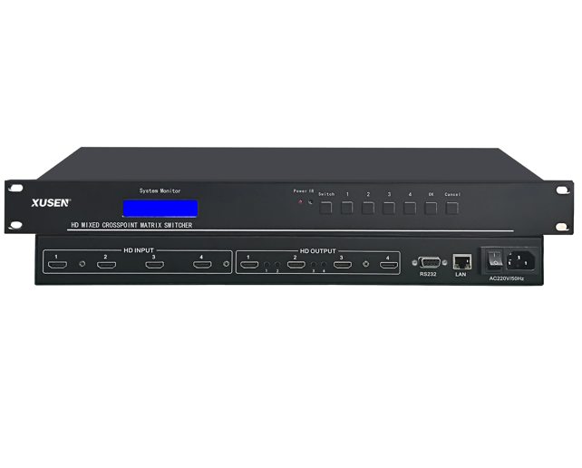 H-SVM44A-4K30 4X4 4K30無縫矩陣