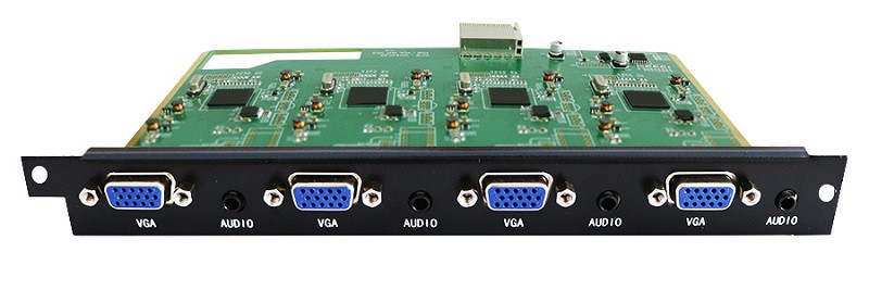 VGA-4O-2K無(wú)縫4路VGA帶拼接輸出卡