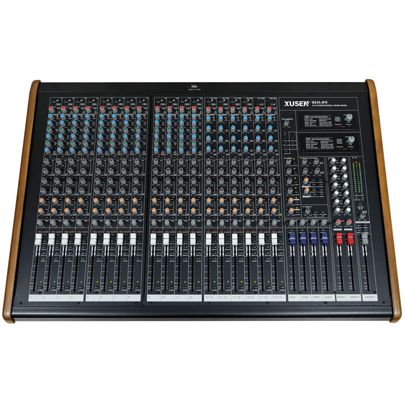 QS24.4FX 24路4編組帶效果演出級調(diào)音臺(tái)